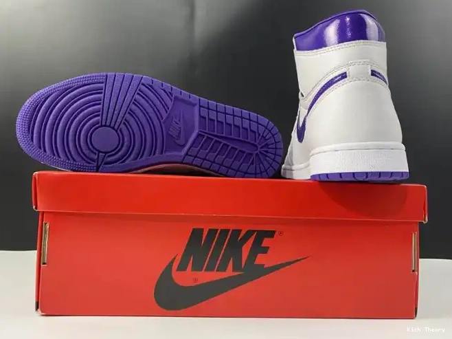 Kicktheory PURPLE AIR CD0461-151 COURT HIGH 1 JORDAN RETRO 0622